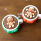 Hot Cocoa Fidget Clicker 3D printed Christmas Fidget Clicker Ginger Bread hot cocoa Snowman hot cocoa Bear hot cocoa fidget clicker toy