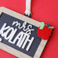 Chalkboard Teacher ornaments | Christmas Gift for Teachers Christmas 2025 ornaments