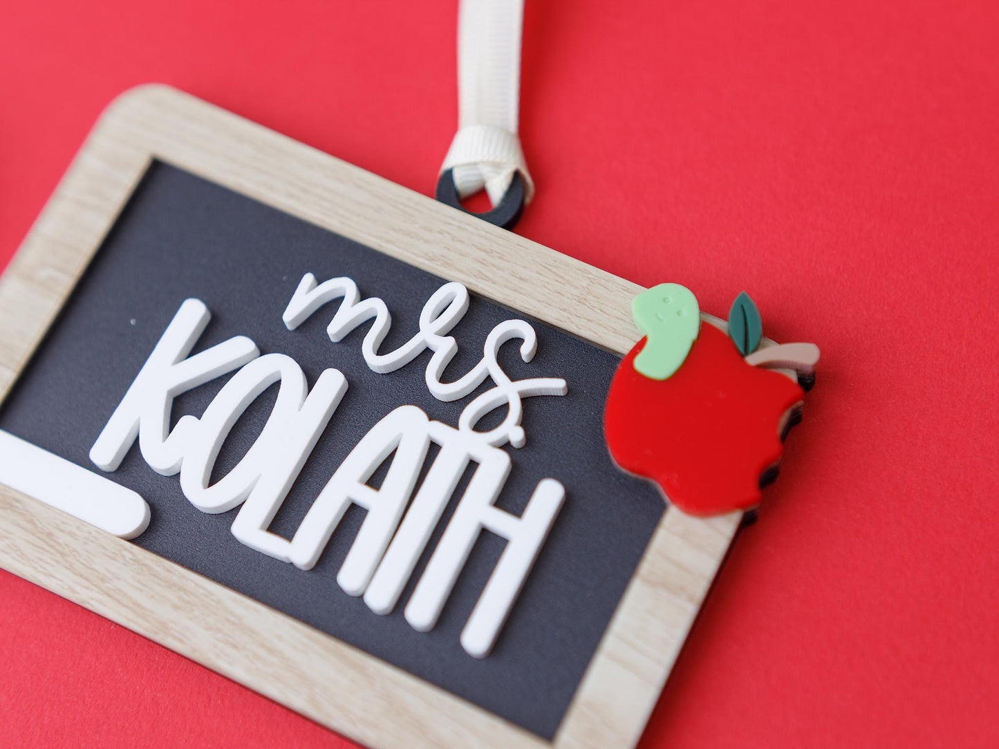 Chalkboard Teacher ornaments | Christmas Gift for Teachers Christmas 2025 ornaments