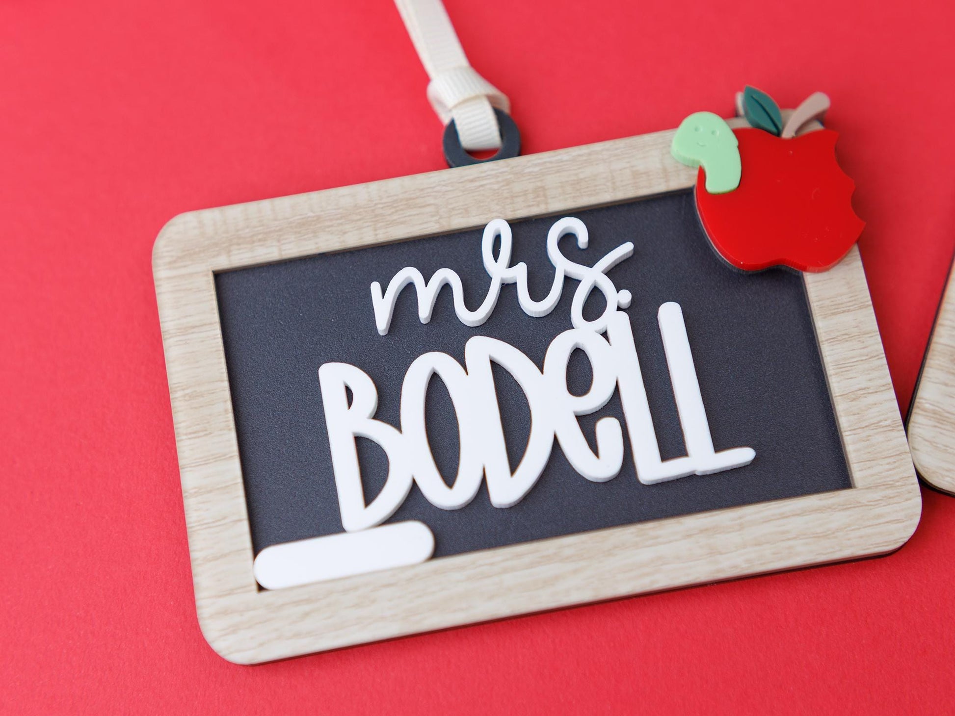 Chalkboard Teacher ornaments | Christmas Gift for Teachers Christmas 2025 ornaments