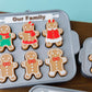 Gingerbread cookie tray Fidget Clicker 3D printed Christmas Fidget Clicker Ginger Bread ornament