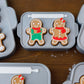 Gingerbread cookie tray Fidget Clicker 3D printed Christmas Fidget Clicker Ginger Bread ornament