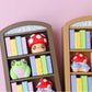 Book shelf Fidget Clicker Toy 3D printed cozy book nook fidget clicker