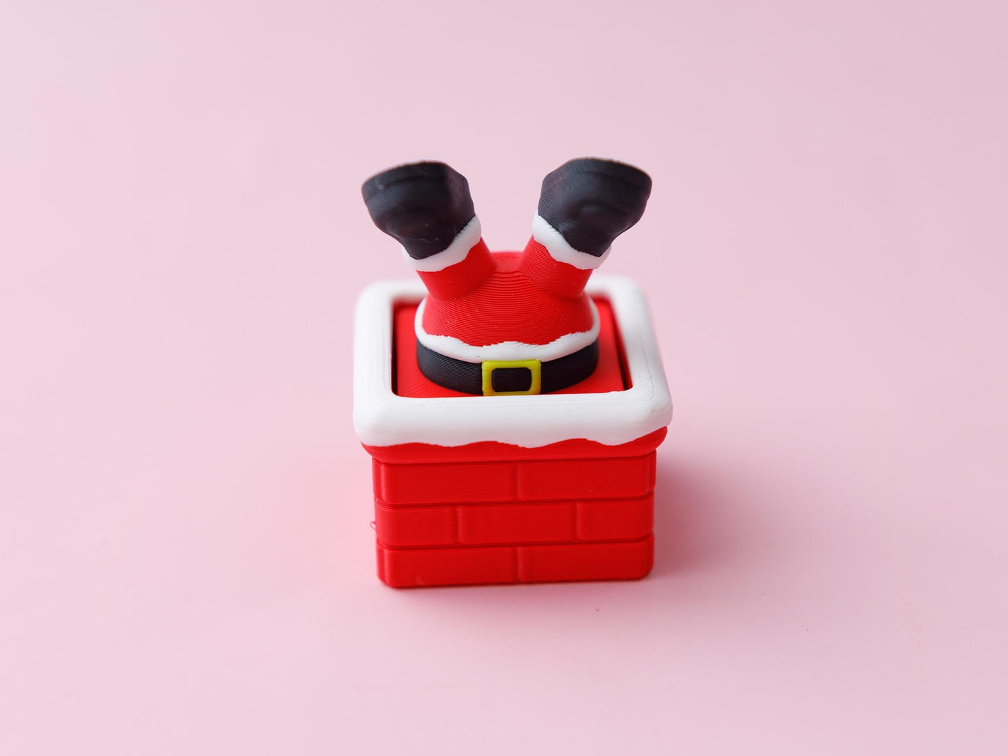 Santa Chimney Fidget clicker toy Trendy 3D printed fidget Christmas Fidget Clicker