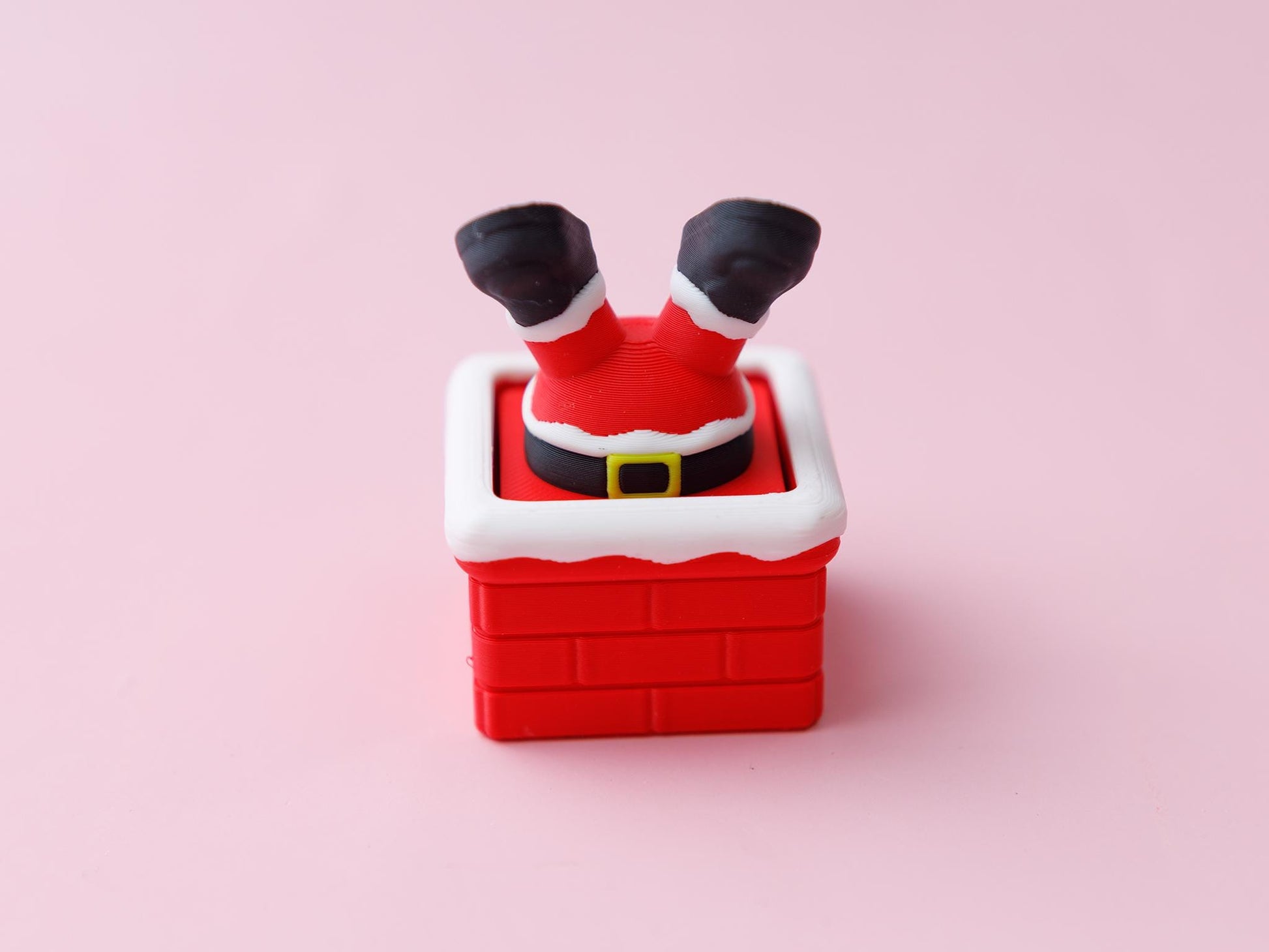 Santa Chimney Fidget clicker toy Trendy 3D printed fidget Christmas Fidget Clicker