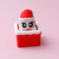 Santa Chimney Fidget clicker toy Trendy 3D printed fidget Christmas Fidget Clicker