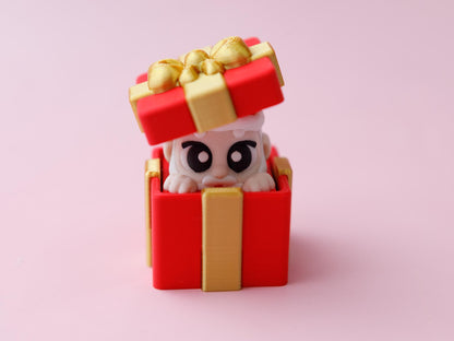 Santa Chimney Fidget clicker toy Trendy 3D printed fidget Christmas Fidget Clicker