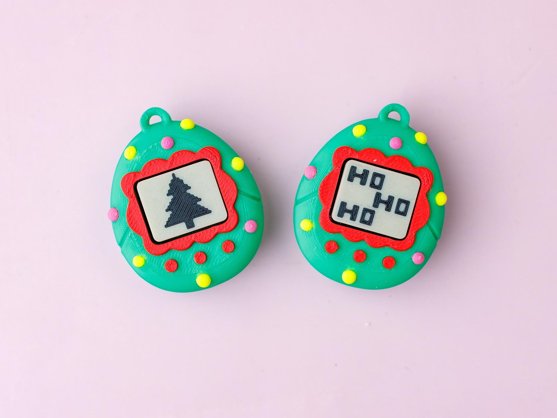 Virtual Pet Fidget Clicker Toy 3D printed fidget Holiday season Christmas fidget clicker