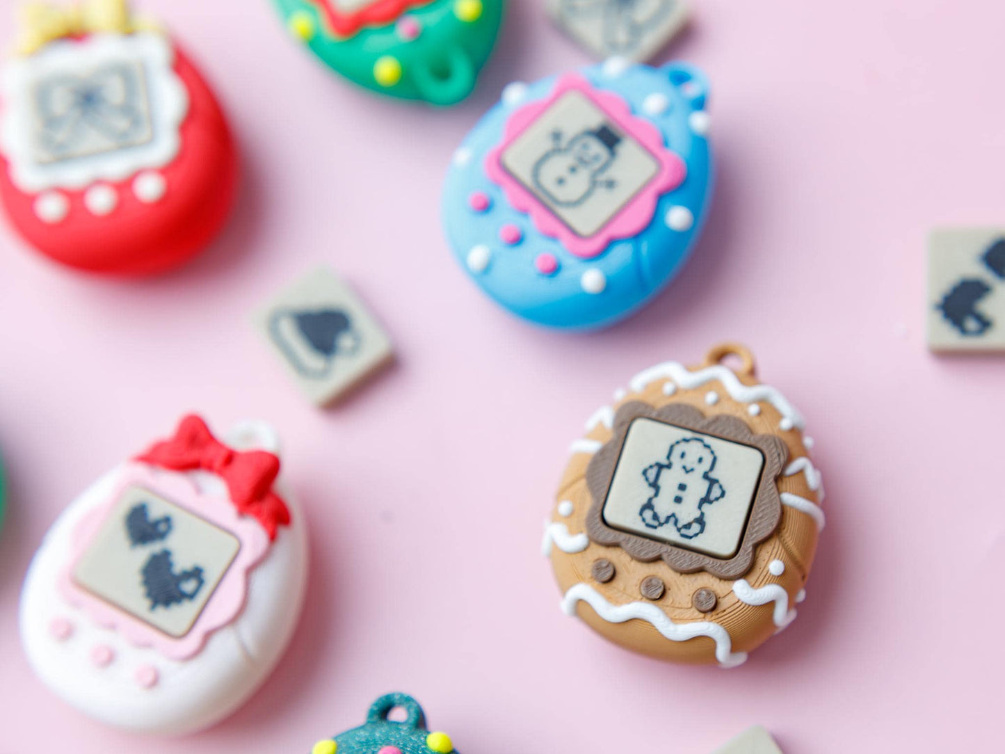 Virtual Pet Fidget Clicker Toy 3D printed fidget Holiday season Christmas fidget clicker