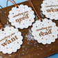 Something You want need read wear name tag