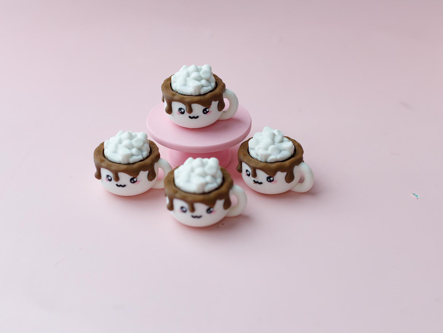 Hot Cocoa Fidget Clicker 3D printed