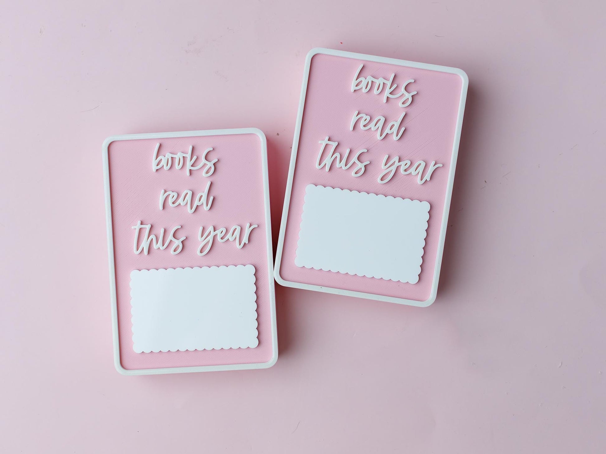 3D printed Books read this year decoration Book tracker shelf sitter