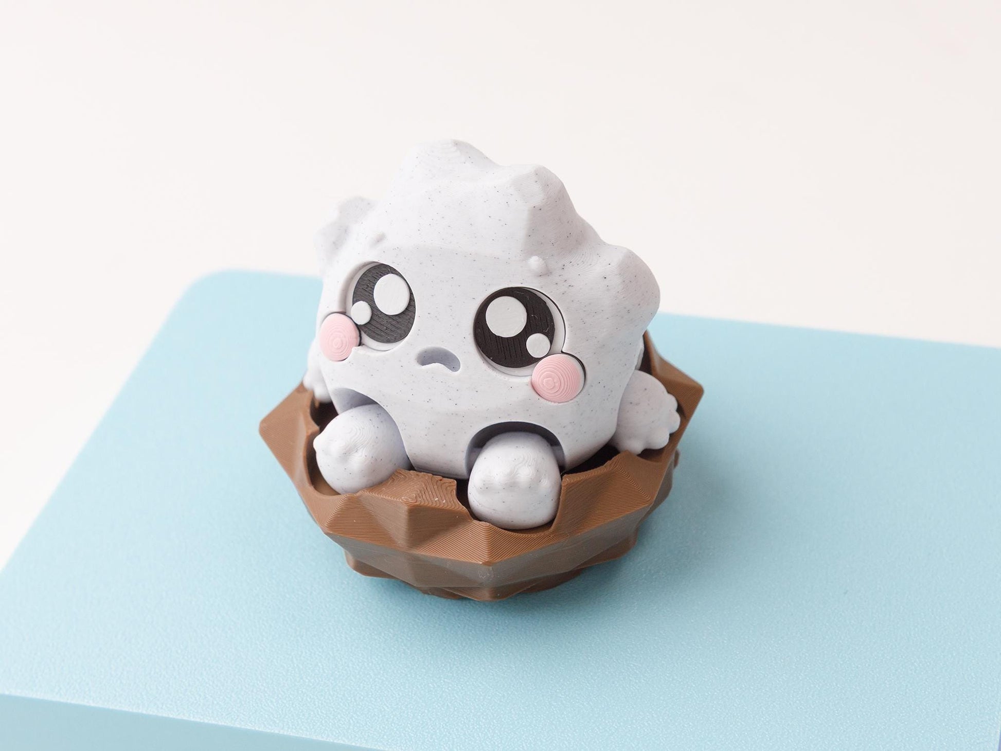 Stone fidget clickers