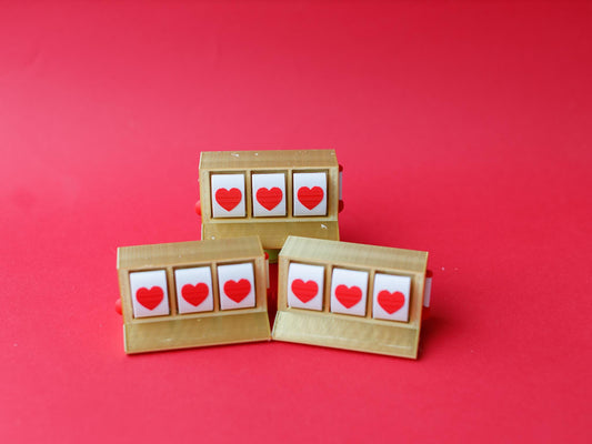 Lucky slot machine fidget clicker Valentine's Day fidget clicker