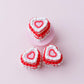 Heart cake fidget clicker 3D printed Valentine's Day fidget clicker