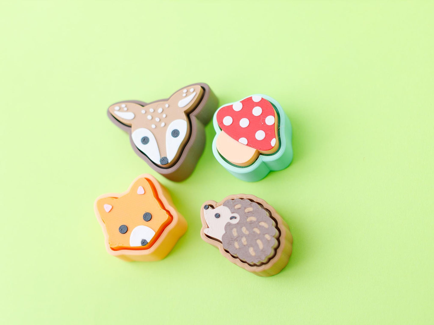 Forest bundle Fidget Clicker Toy 3D printed fidget clicker