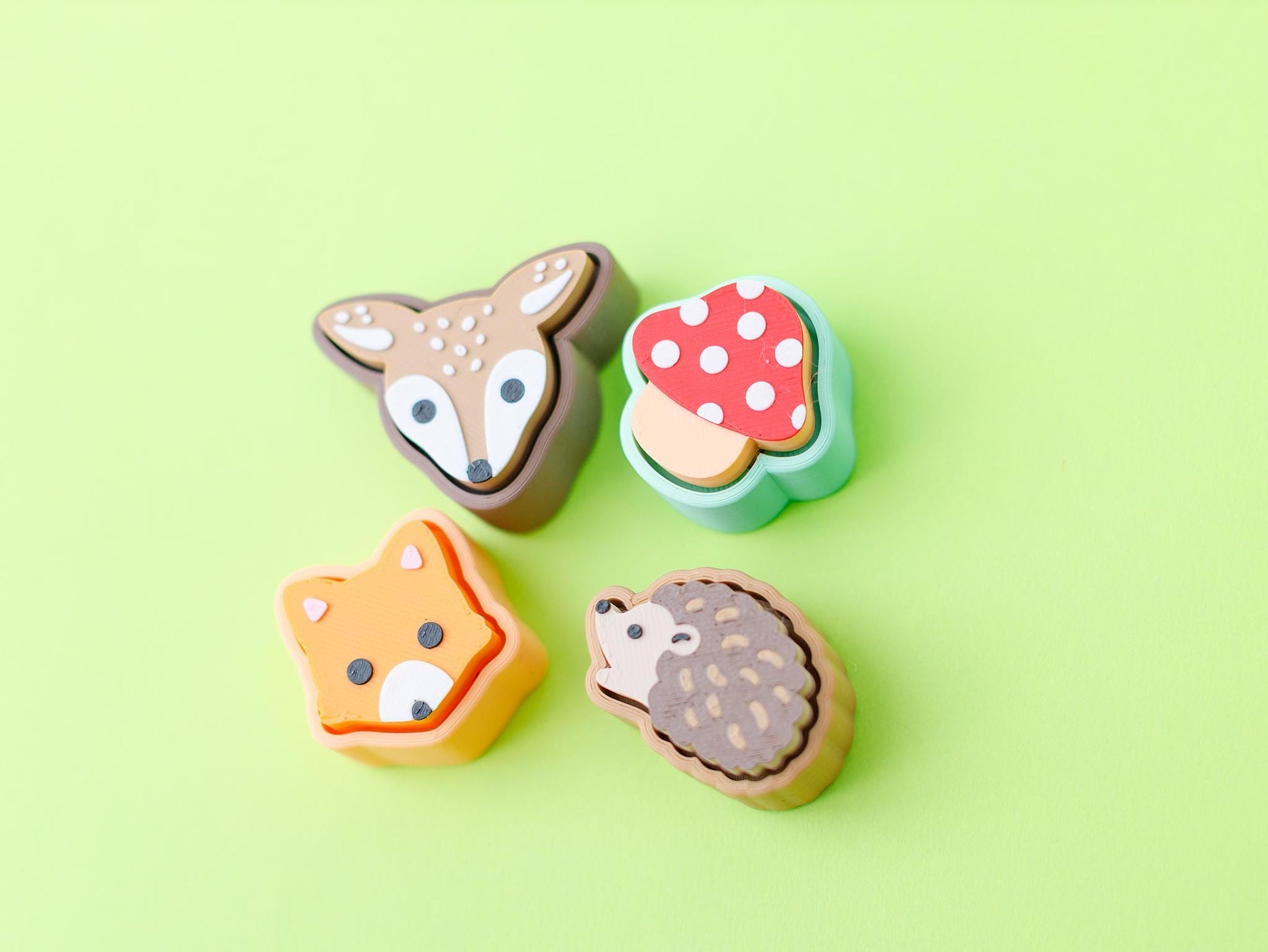 Forest bundle Fidget Clicker Toy 3D printed fidget clicker