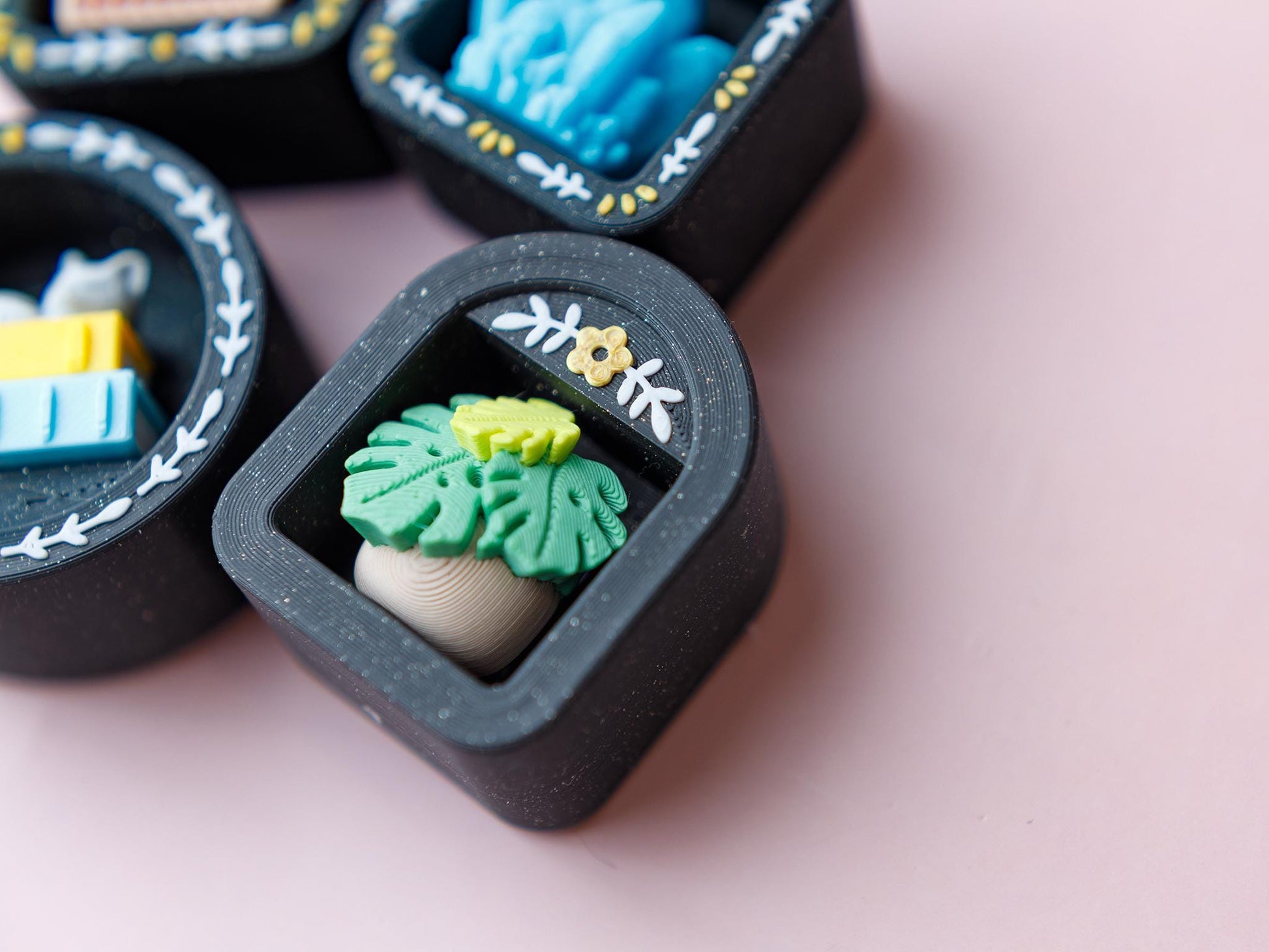 Floating shelf Fidget Clicker Toy 3D printed book shelf fidget clicker Custom desk toy