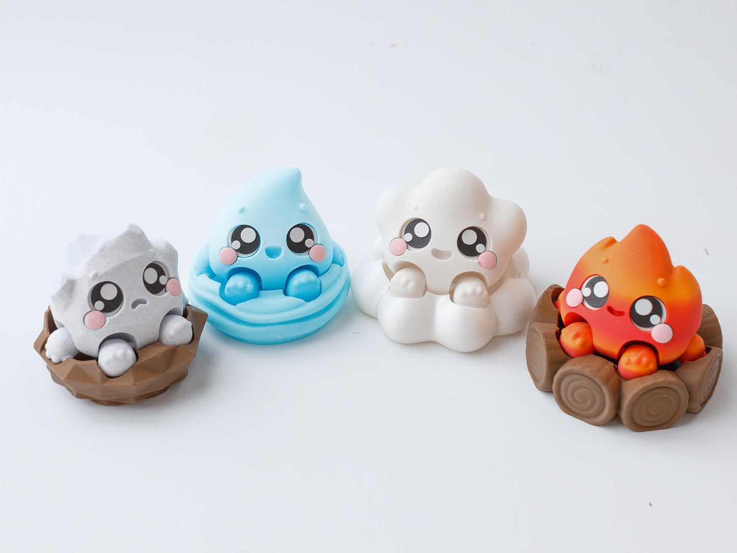 3D printed fidget clickers Sensory desk toy Elements fidget clicker 3D trendy clicker