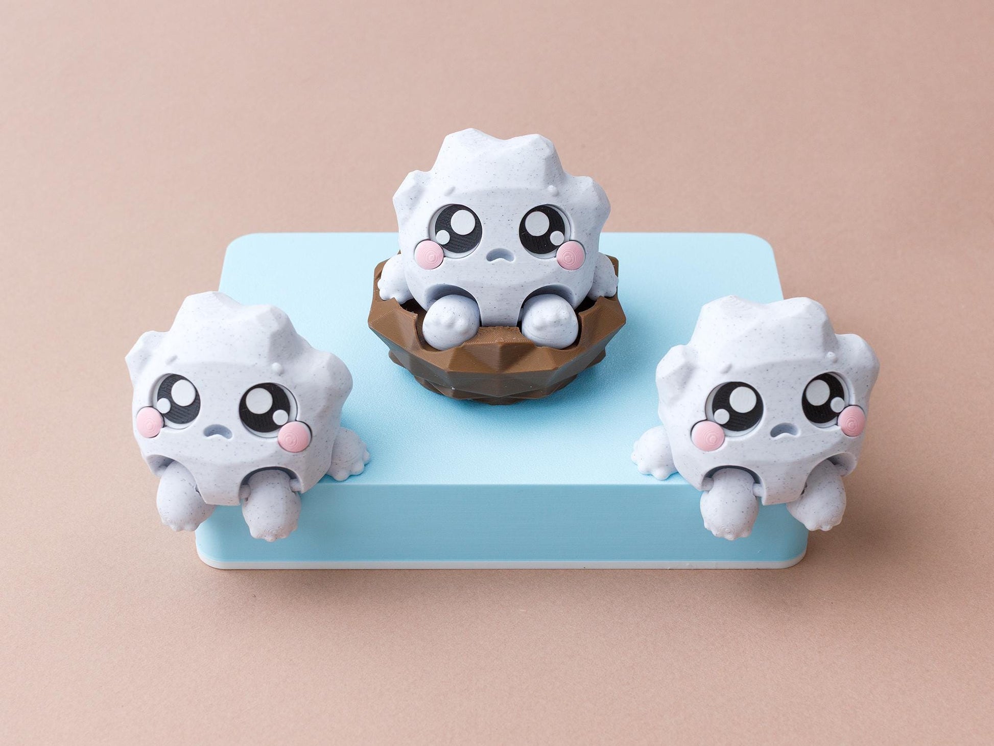 3D printed fidget clickers Sensory desk toy Elements fidget clicker 3D trendy clicker