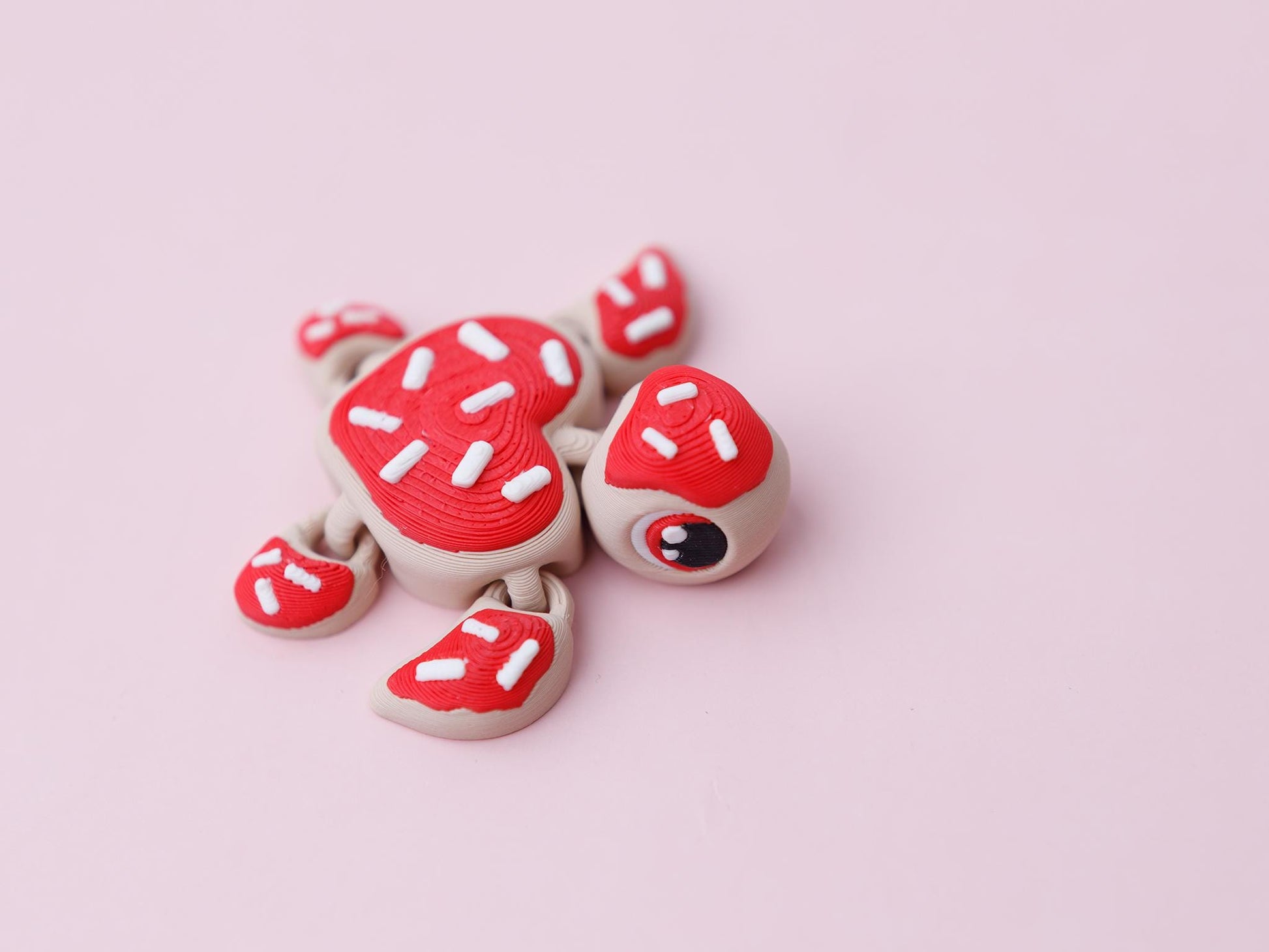 Valentine's Day fidget clicker Flexi Fidget turtle Love letter cookies fidget clicker
