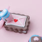 Valentine's Day fidget clicker Flexi Fidget turtle Love letter cookies fidget clicker