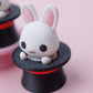 Bunny magic hat fidget clicker 3D printed cute fidget clicker