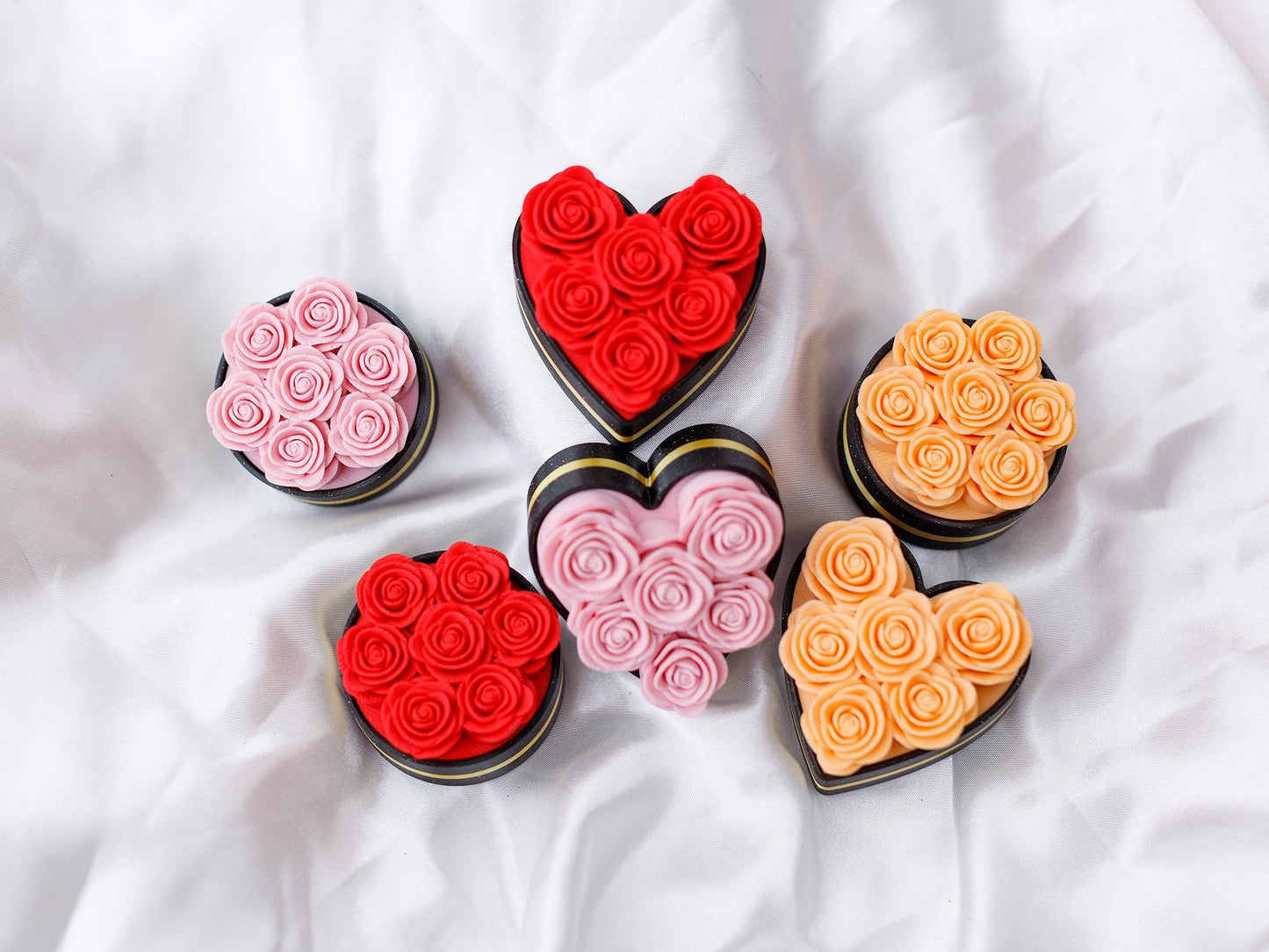 Valentine's Day fidget clicker Rose bouquet fidget clicker Ring box fidget clicker