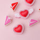 Valentine's Day fidget clicker 3d printed fidget clicker Heart collection fidget clicker
