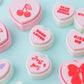 Conversation Heart Fidget Clicker 3D printed Valentines Day Trendy fidget clicker