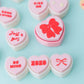Conversation Heart Fidget Clicker 3D printed Valentines Day Trendy fidget clicker
