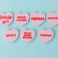Conversation Heart Fidget Clicker 3D printed Valentines Day Trendy fidget clicker