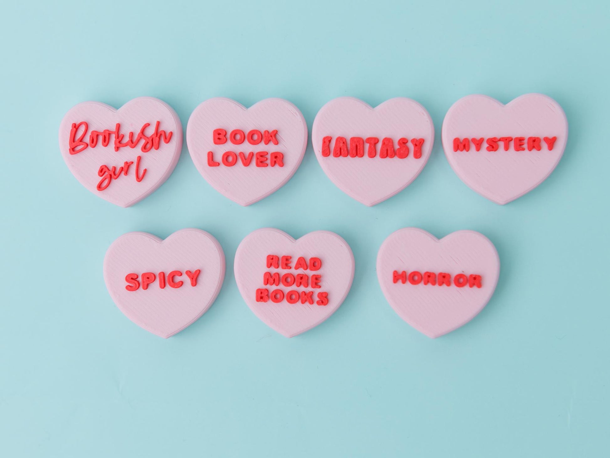Conversation Heart Fidget Clicker 3D printed Valentines Day Trendy fidget clicker