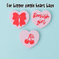Conversation Heart Fidget Clicker 3D printed Valentines Day Trendy fidget clicker