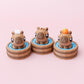 Hot Spring Capybara Fidget Clicker 3D printed Capybara