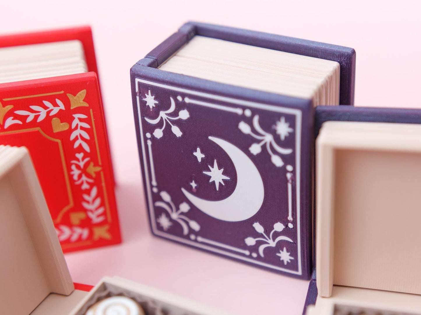 Chocolate book boxes fidget clickers 3D printed Valentines Day fidget clicker toy
