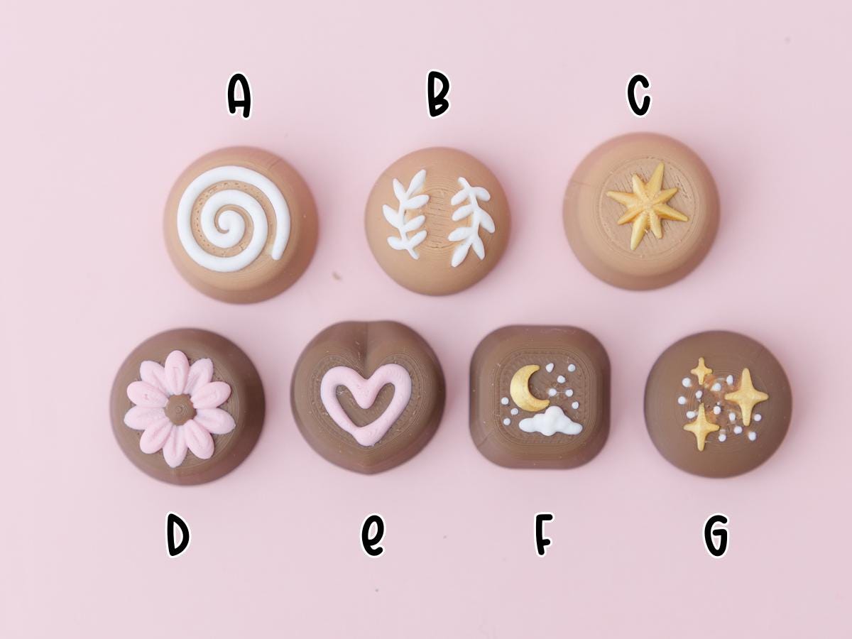 Chocolate book boxes fidget clickers 3D printed Valentines Day fidget clicker toy