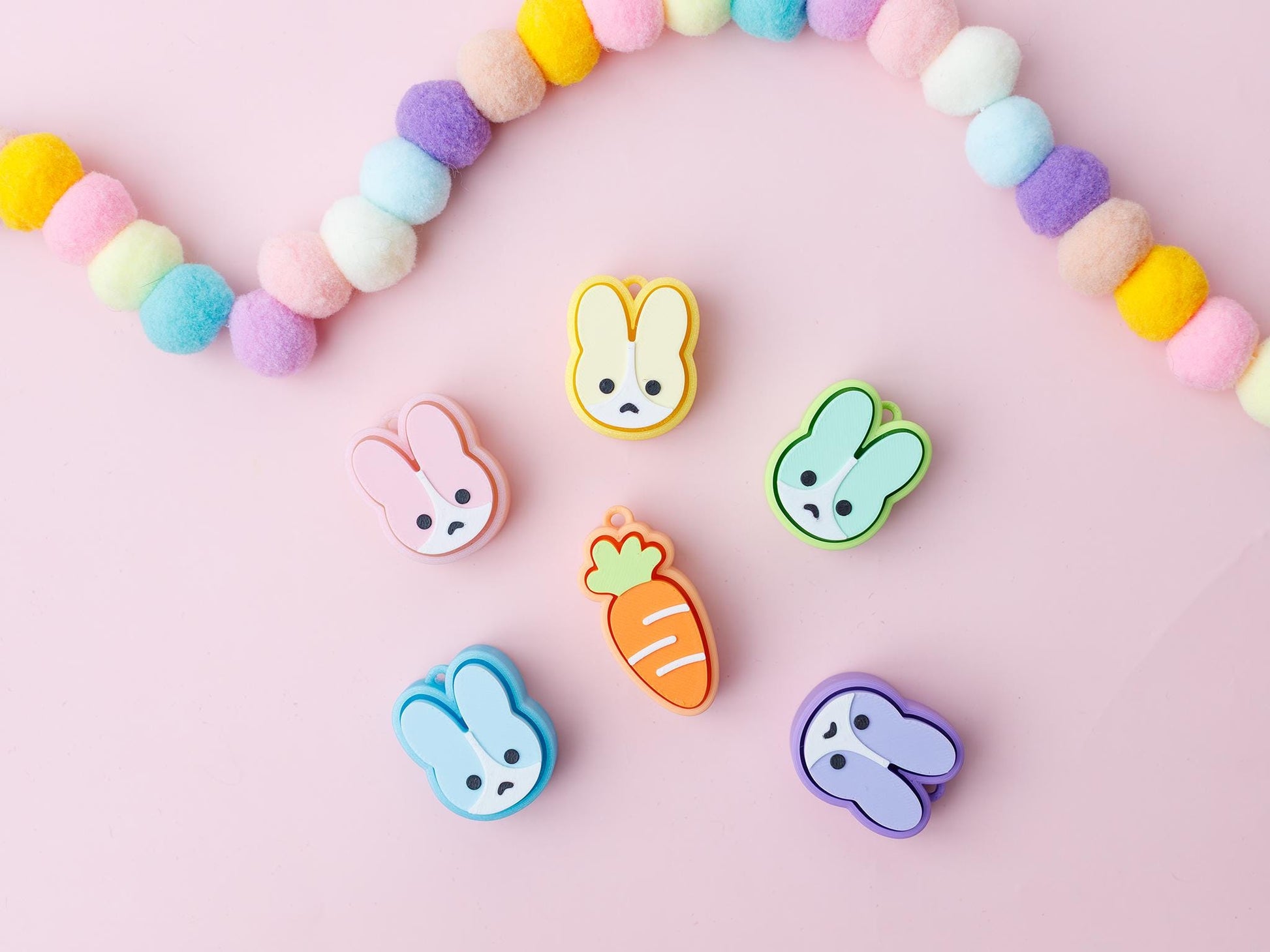 Easter Bunny fidget clicker Carrot fidget Clicker 3D printed fidget