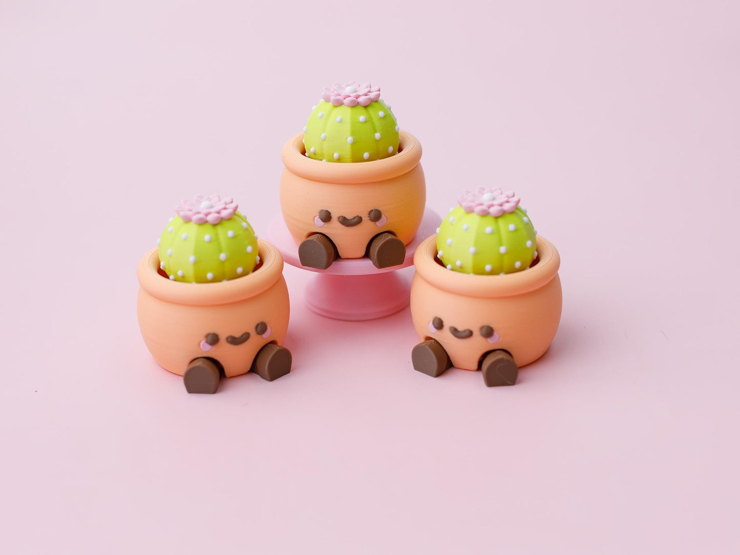 Cactus pot fidget clicker 3D printed fidget clickers
