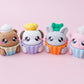 3D printed fidget clickers Sensory desk toy Flexi animal cupcake