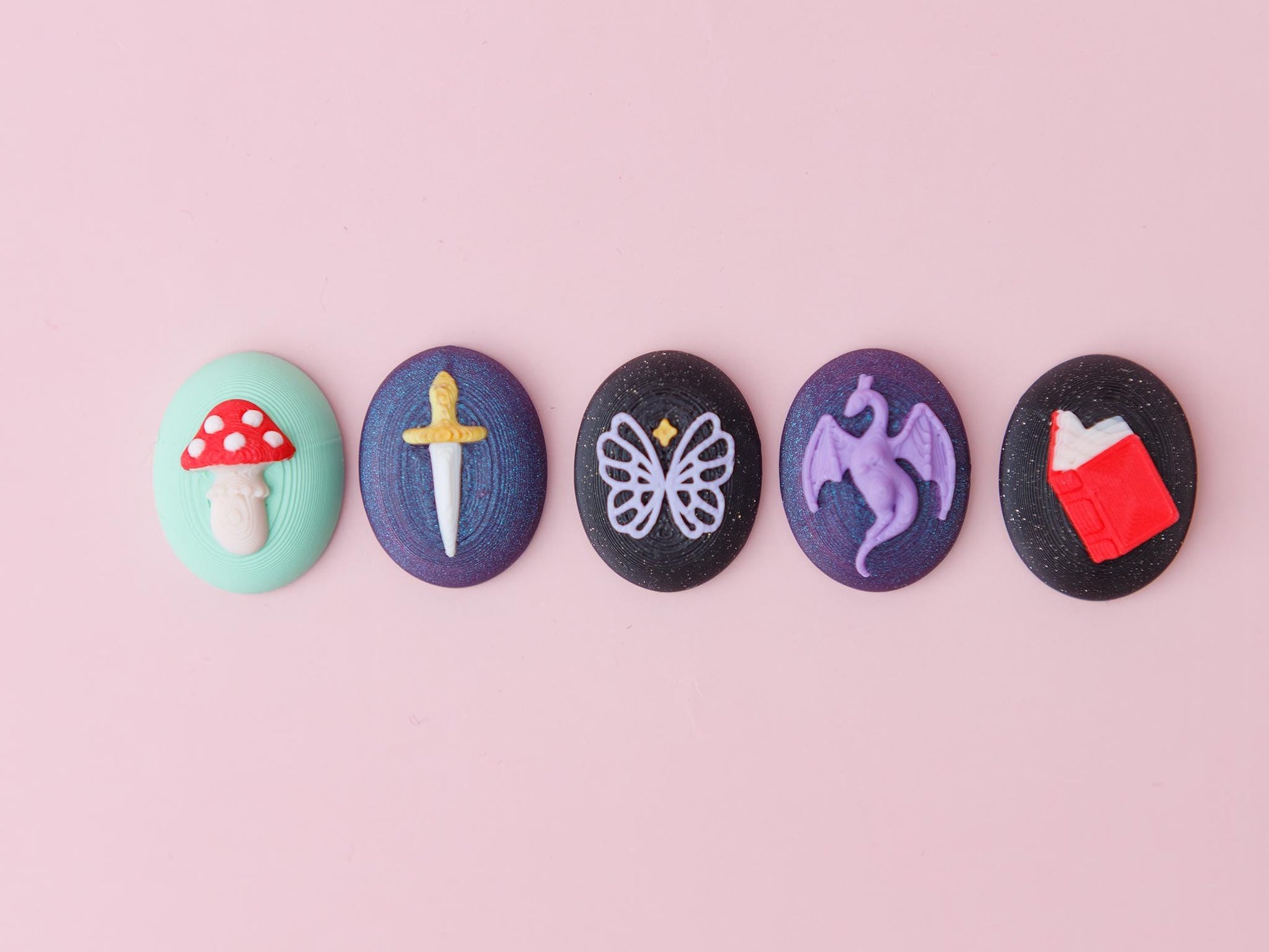 3D printed fidget clicker Fantasy Cameo bundle fidget clicker