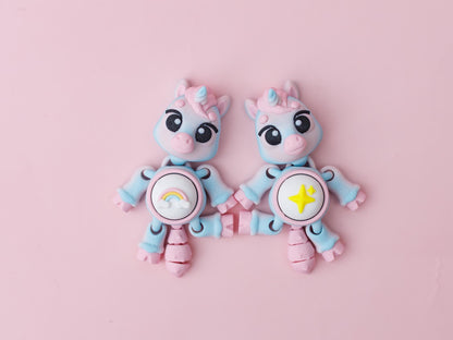 Unicorn Fidget clicker Trendy 3D printed fidget