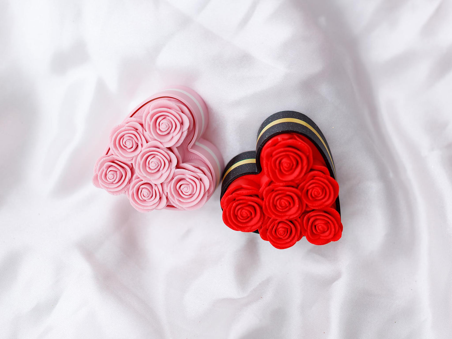 Valentine's Day fidget clicker Rose bouquet fidget clicker Ring box fidget clicker