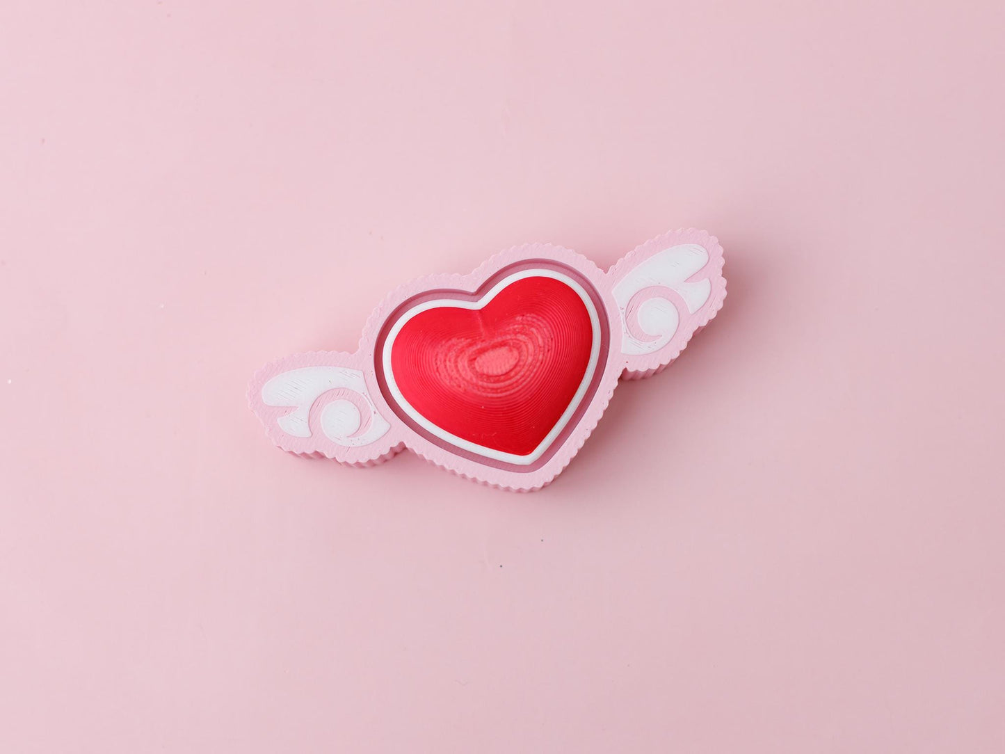 Valentine's Day fidget clicker 3d printed fidget clicker Heart collection fidget clicker