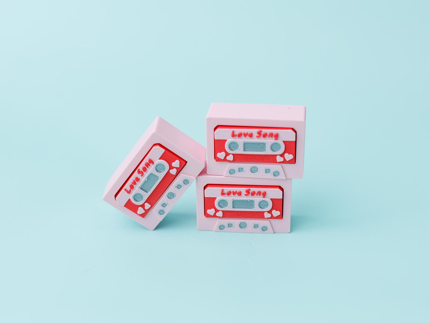 Long Song Fidget Clicker 3D printed Valentines Day Trendy fidget clicker