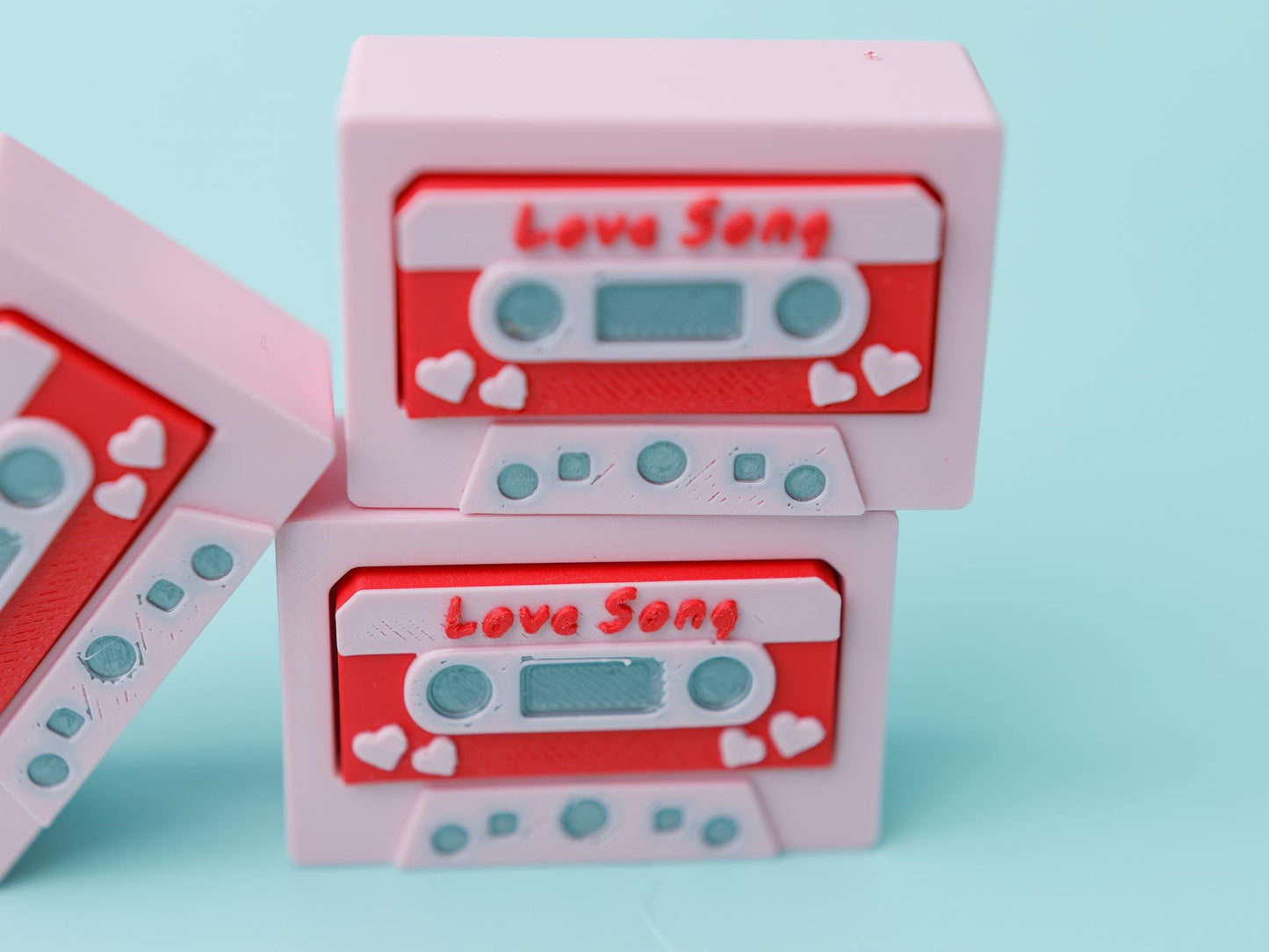 Long Song Fidget Clicker 3D printed Valentines Day Trendy fidget clicker