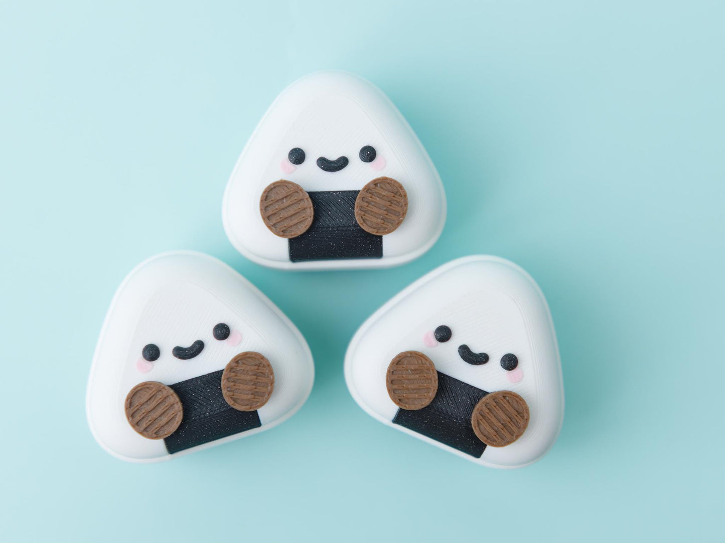 Onigiri Fidget clicker toy Trendy 3D printed fidget