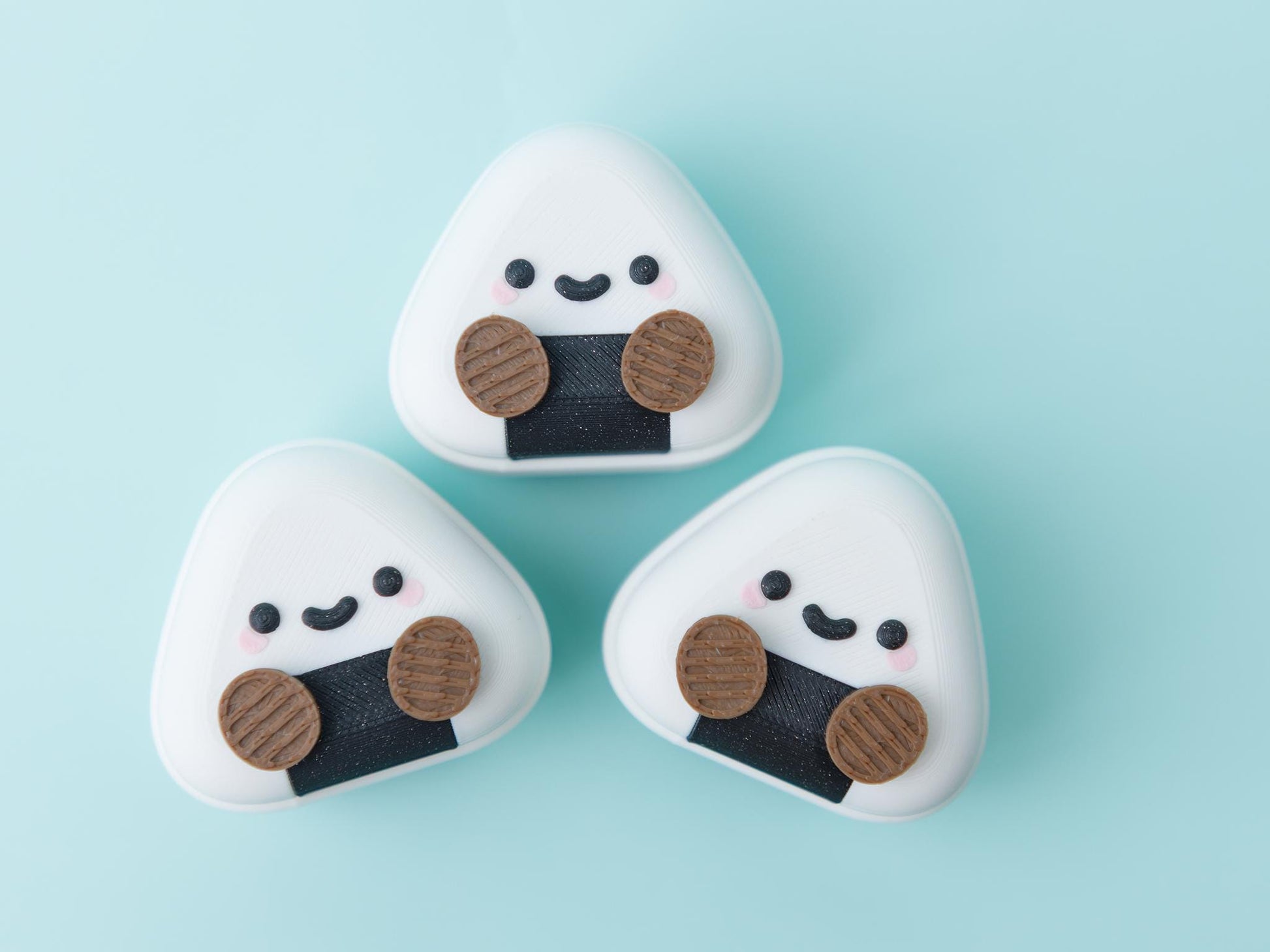 Onigiri Fidget clicker toy Trendy 3D printed fidget