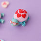 3D printed Valentine Turtle flexi animal