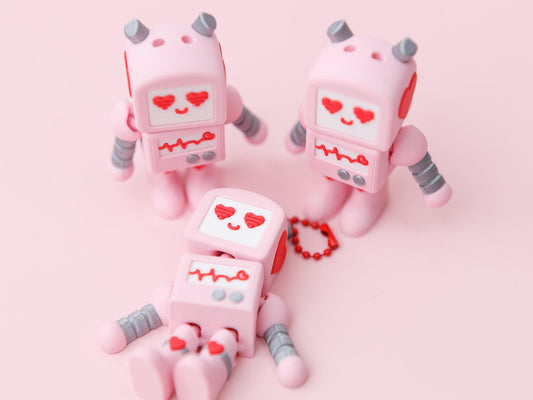 3D printed Flexi Robot Valentine's Day